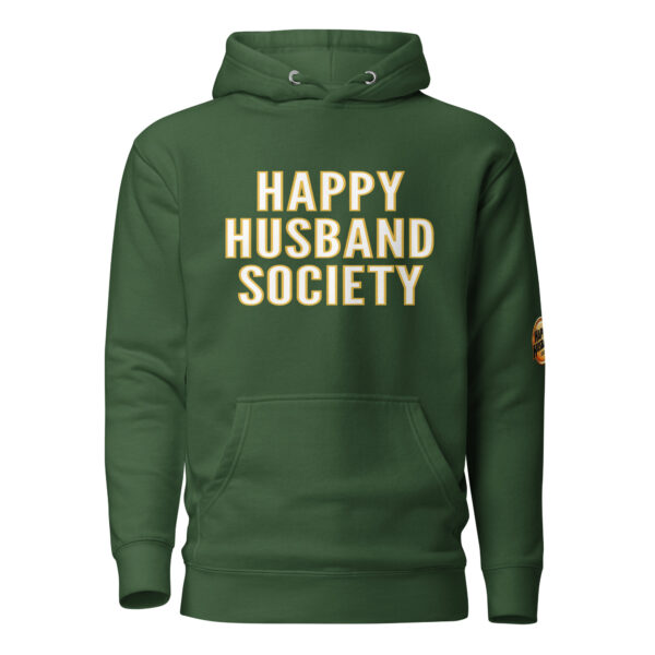 happy husband society premium hoodie