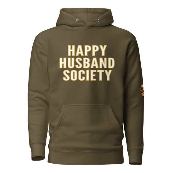 happy husband society premium hoodie
