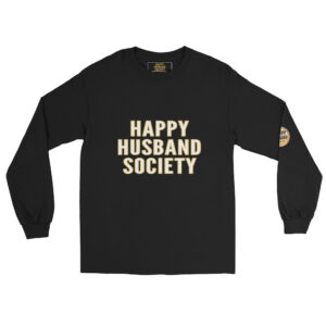 happy husband society classic long sleeve shirt