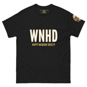 wnhd happy husband society classic tee