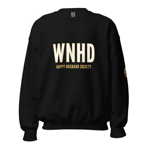 wnhd happy husband society classic sweatshirt