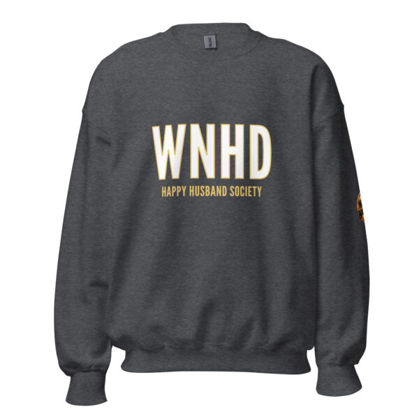 wnhd happy husband society classic sweatshirt