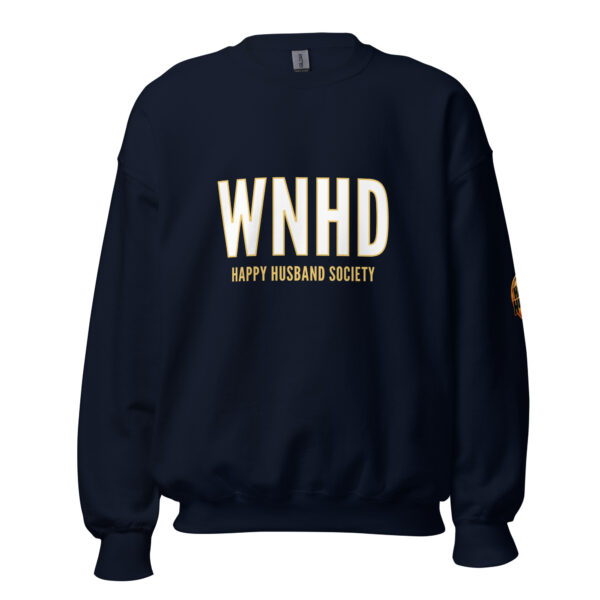 wnhd happy husband society classic sweatshirt