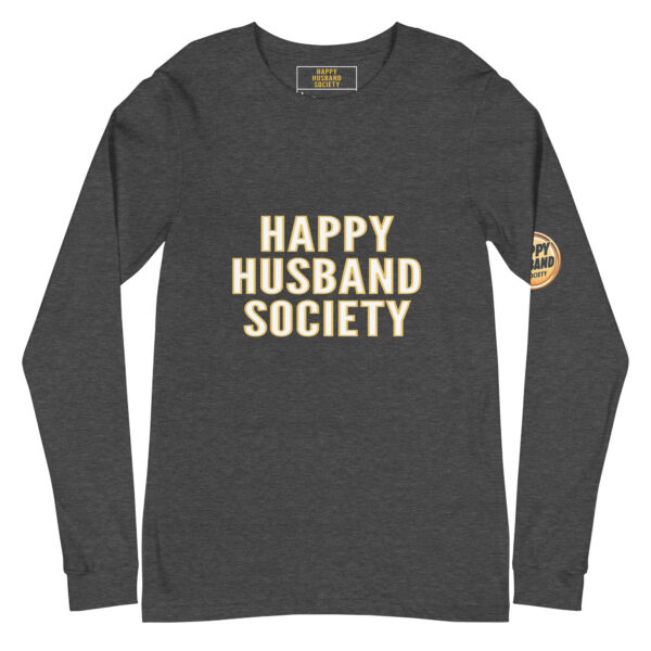 happy husband society premium long sleeve tee