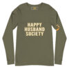 happy husband society premium long sleeve tee