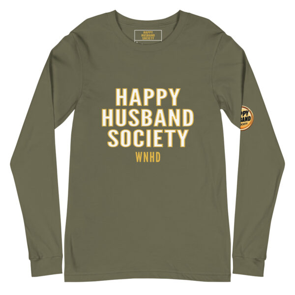 happy husband society wnhd premium long sleeve tee