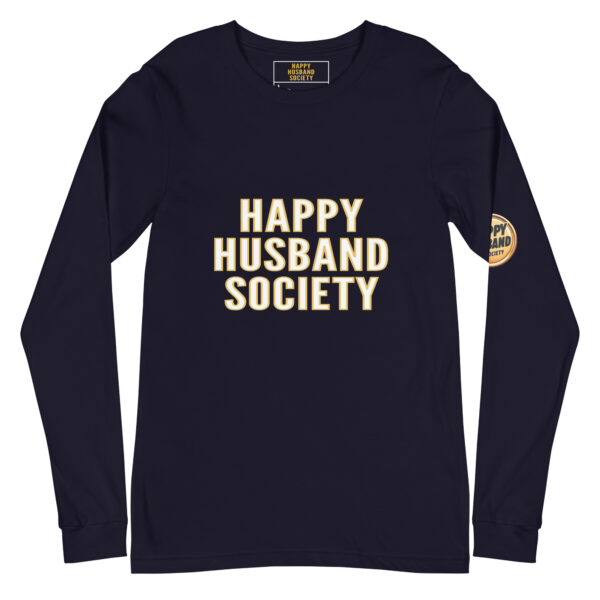 happy husband society premium long sleeve tee