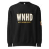wnhd happy husband society premium sweatshirt