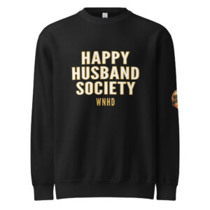 happy husband society premium sweatshirt