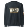 wnhd happy husband society premium sweatshirt