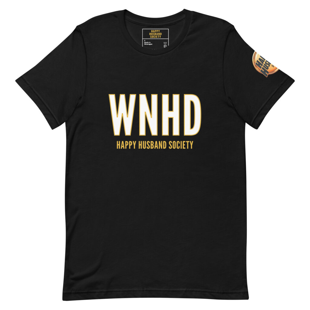 wnhd happy husband society premium tee