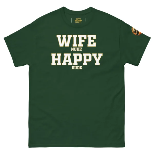 funny husband gift shirt forest green classic tee