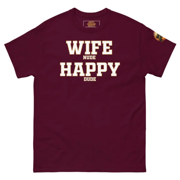 funny husband gift shirt maroon classic tee