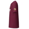 funny husband gift shirt maroon classic tee left sleeve