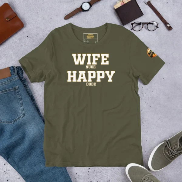 funny-husband-gift-shirt-premium-military-green funny husband gift shirt military green Premium tee